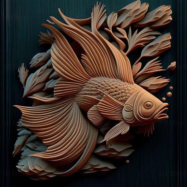 3D model Comet fish fish (STL)